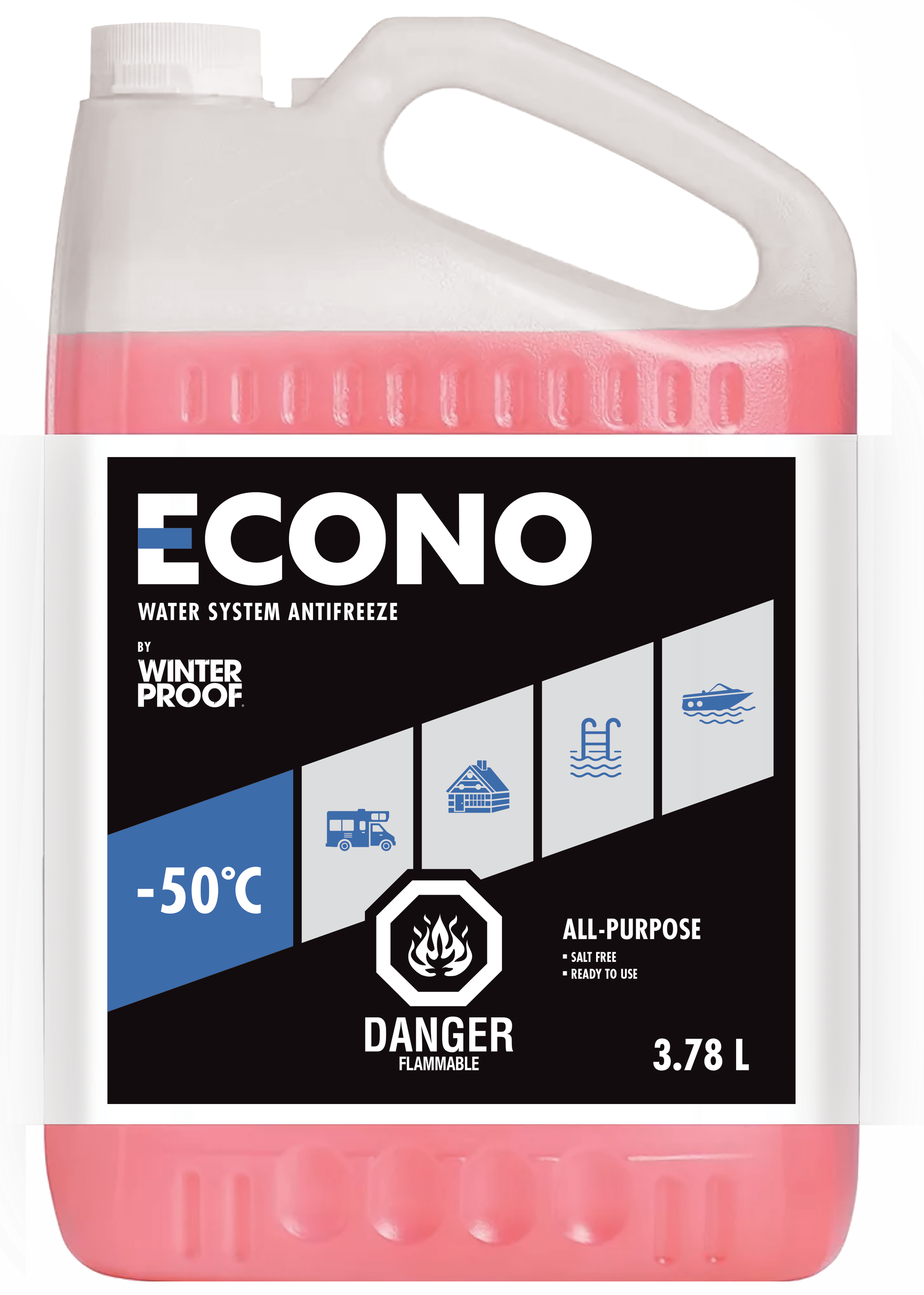 Econo by Winterproof RV -50 Plumbing Antifreeze